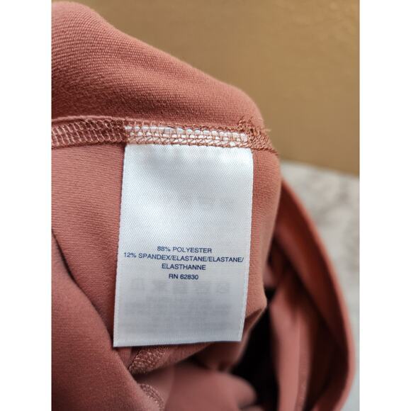 Lands' End Women's Pink Stretch High Rise Elastic Waist Leggings Pants Size 2X - Picture 4 of 7